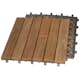 Trall Teak Deltaplattan Strand Stainless 30x30 Typ K Höger