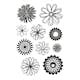 Silikonstempler Creativ Company Blomster