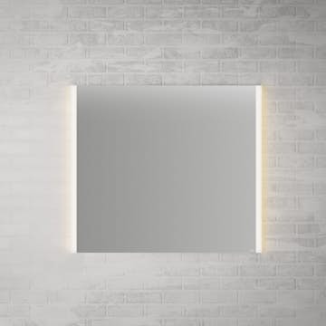 Speil Linn Bad Fyli med Frostet Lysfelt i Sidene