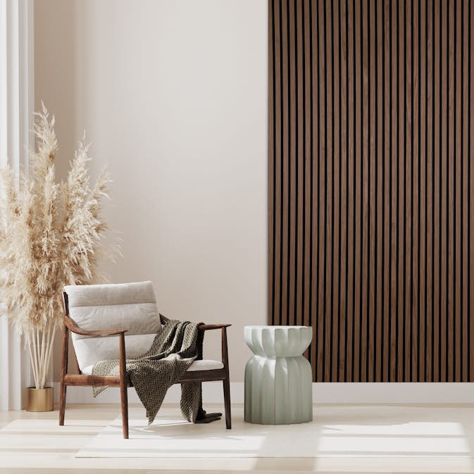 Akustikkpanel NQD Smartwall Valnøtt Natur