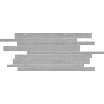 Mosaikk Ceramiche Keope Back Sølv Grå Strips 30x60 cm