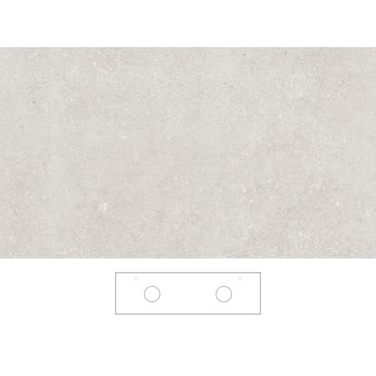 Bänkskiva Svedbergs Beric för Dubbla Tvättställ