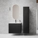 Speil Linn Bad Tistel Ovalt med Baklys