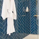 Flis Arredo Color Atlantis Blå Blank 10x30 cm