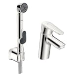 Servantbatteri Oras Optima 2612F med Selvlukkende Hånddusj