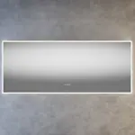 Speil Linn Bad Framjord med LED Lyskant