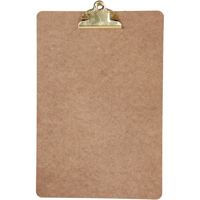 Clipboard/Tegneunderlag Creativ Company A4 230x340 mm Tykkelse 3 mm 1 stk