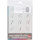 Sjablonger Creativ Company Bokstaver Og Tall A5 148x210 mm 3 Ark/1 Pk