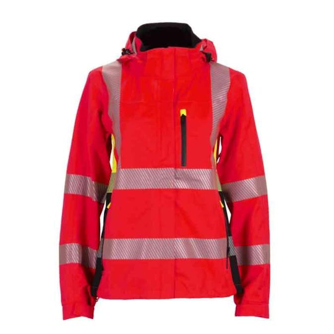 Skalljakke BS Gjøvik HiVis Kl 3 Dame