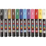 Tusj Creativ Company Posca Nr PC-1M Ass Farger Strek 0,7 mm 1 Stk