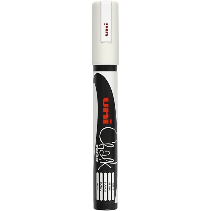 Merkepennn Creativ Company Chalk Hvit Strek 1,8-2,5 mm 1 stk