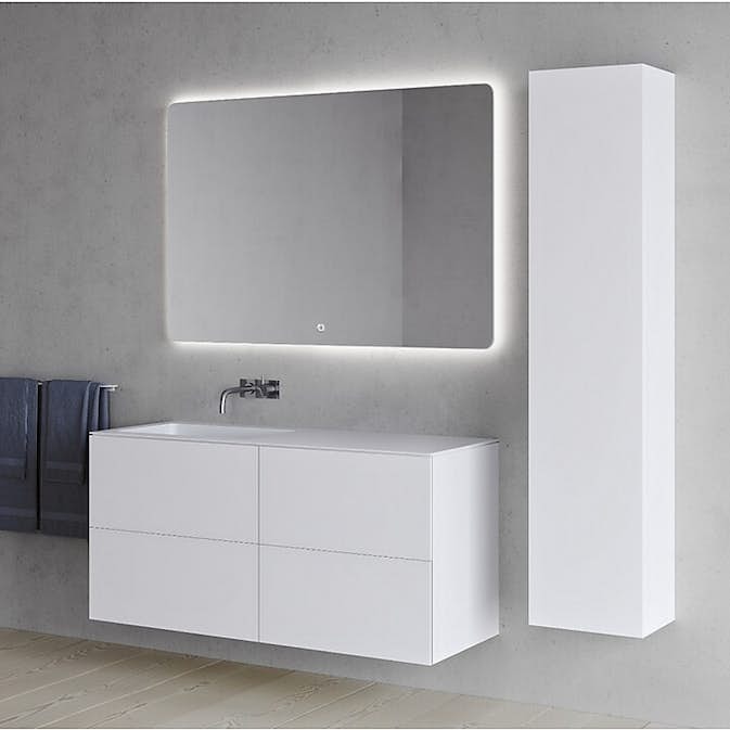 Servantskap Copenhagen Bath SQ2 Fire Skuffer med Servant Enkel
