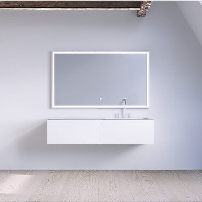 Servantskap Copenhagen Bath SQ2 To Skuffer med Servant Enkel