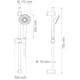Dusjsett Habo Dahlia 1-spray