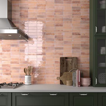 Fliser Lhådös Hanoi Rosa 6,5x20 cm