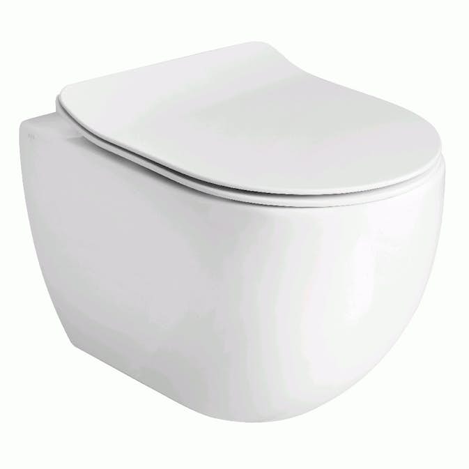 Vegghengt Toalett Lavabo Glomp Mini Rimless