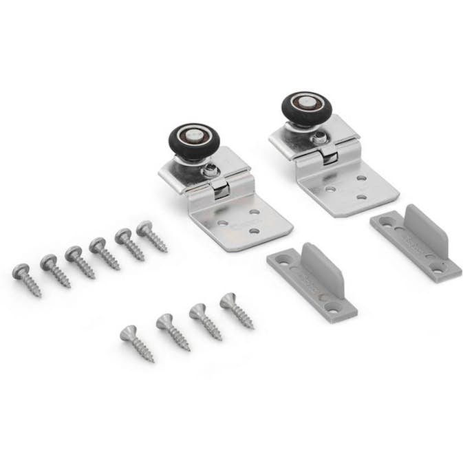 Beslagsett Habo SF-30  Komplett hjulsett for Skyvedørsskinnen SF-30