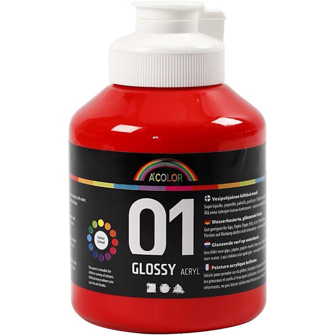 Akrylmaling Creativ Company A-color Nr 01 Blank 500 ml