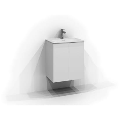 Tvättställsskåp Svedbergs Poem Plan med 2 Dörrar