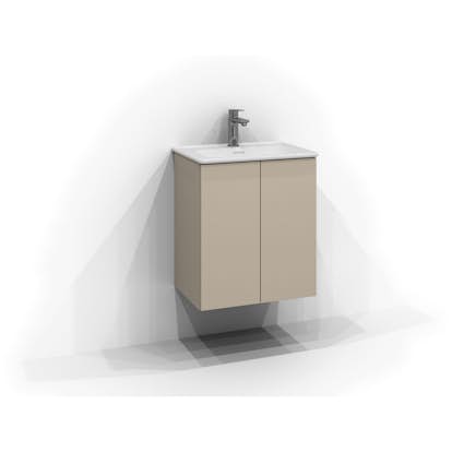 Tvättställsskåp Svedbergs Poem Plan med 2 Dörrar