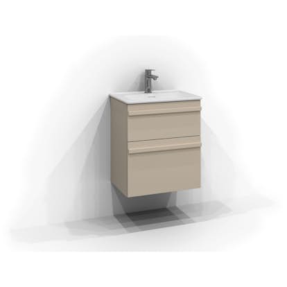 Tvättställsskåp Svedbergs Poem List 350 med 2 Lådor