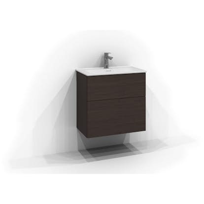 Tvättställsskåp Svedbergs Poem Plan 350 med 2 Lådor