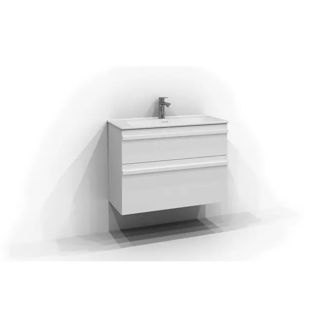 Tvättställsskåp Svedbergs Poem List 350 med 2 Lådor