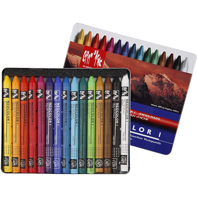 Fargekritt Creativ Company Neocolor i Ass Farger 10 cm 1 Pk