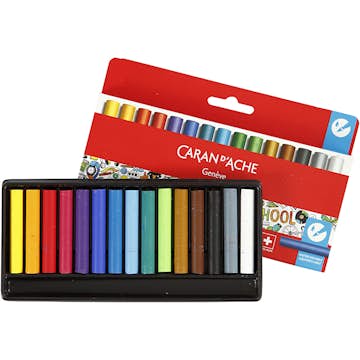 Akvarellfargestifter Creativ Company Neocolor II Ass Farger 15 stk/1 Pk 5 cm