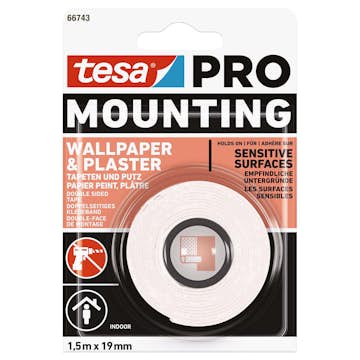 Monteringstape Tesa Pro Tapet 19 mm