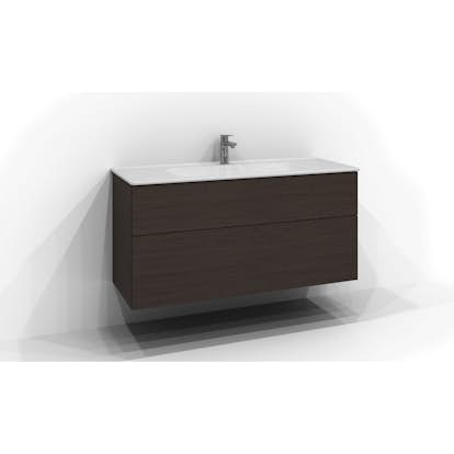 Tvättställsskåp Svedbergs Poem Plan Dubbel med 2 Lådor