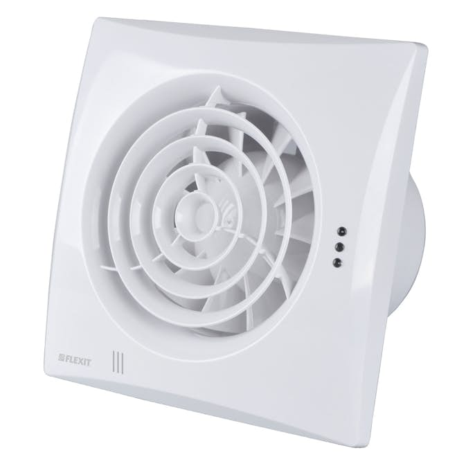 Baderomsvifte Flexit Silent Eco Kanaldimensjon: 100 mm Outlet