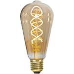 LED-Lampe Star Trading E27 ST64 Decoled Spiral Amber Dimbar 3,2W
