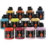 Akrylmaling Creativ Company Pigment Art School Supl Farger 12stk 500 ml/1 Pk
