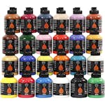 Akrylmaling Creativ Company Pigment Art School Ass Farger 24stk 500 ml/1 Pk
