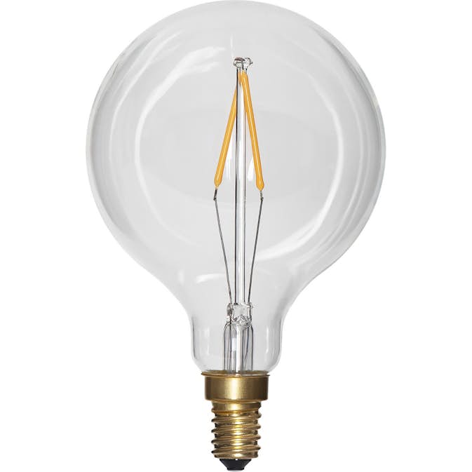 LED-Lampe Star Trading E14 G80 Soft Glow Dimbar 1,5W