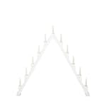 Adventstake Gnosjö Konstsmide 11 Lys Sammenleggbar Hvit