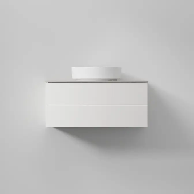 Tvättställsskåp INR Air Solid med 2 Lådor