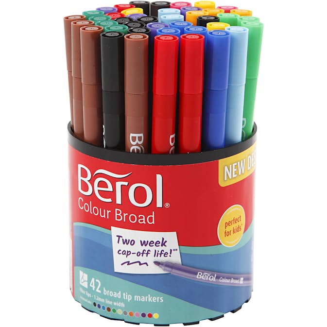 Tusj Creativ Company Berol Colourfine Ass Farger Strek 0,3-0,7 mm