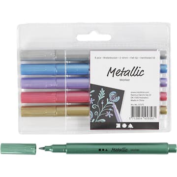 Tusj Creativ Company Metallicfarger 2-4 mm
