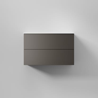 Tvättställsskåp INR Core Solid med 2 Lådor