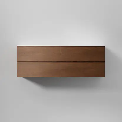 Tvättställsskåp INR Core Grip med 4 Lådor