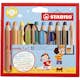 Fargeblyanter Creativ Company Woody 3-i-1 Ass Farger 10 stk/1 Pk