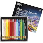 Akvarellkritt Creativ Company Gallery Ass Farger L9,3 cm 12 stk/1 Pk