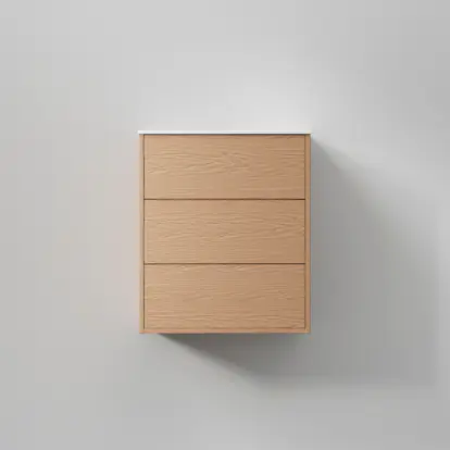 Tvättställsskåp INR Terra Solid med 3 Lådor