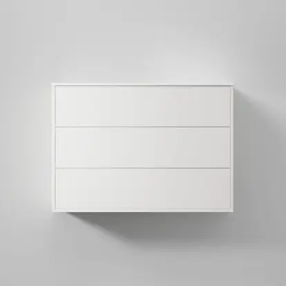 Tvättställsskåp INR Terra Solid med 3 Lådor