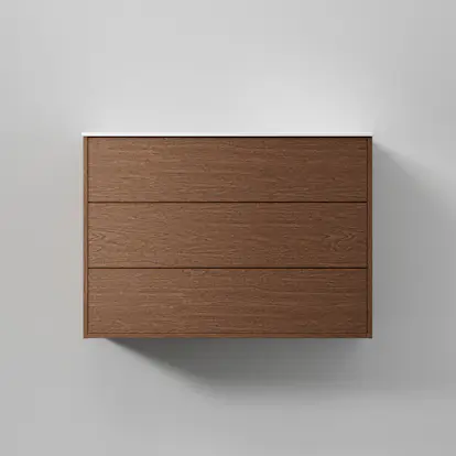 Tvättställsskåp INR Terra Solid med 3 Lådor