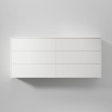 Tvättställsskåp INR Terra Solid Dubbel med 6 Lådor