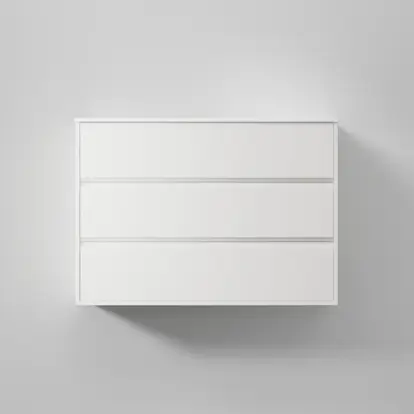 Tvättställsskåp INR Terra Grip med 3 Lådor