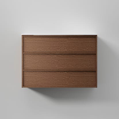 Tvättställsskåp INR Terra Carve med 3 Lådor